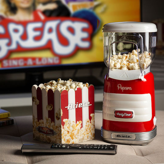 Ariete Party Time Popcorn Maker Hot Air 1100W Red