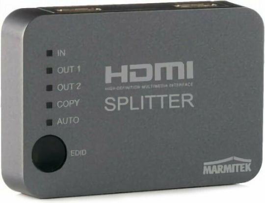 Marmitek Split 312 UHD 3D 1 είσοδος/2 έξοδοι HDMI Splitter 8255