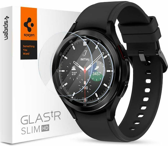 Spigen Glas.tr Slim Pachet 3 Ceas Galaxy 4 Classic 42mm Tempered Glass για το Galaxy Watch 4 Classic 42mm 3τμχ AGL03843