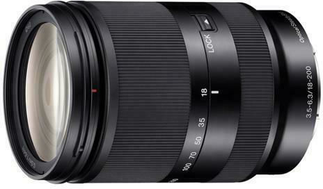 Sony Crop Camera Lens 18-200 mm f/3.5-6.3 OSS LE Tele Zoom for Sony E Mount Black