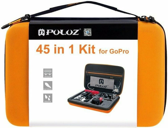 Puluz 45 in 1 Ultimate Combo Kit Σετ Αξεσουάρ για Action Camera