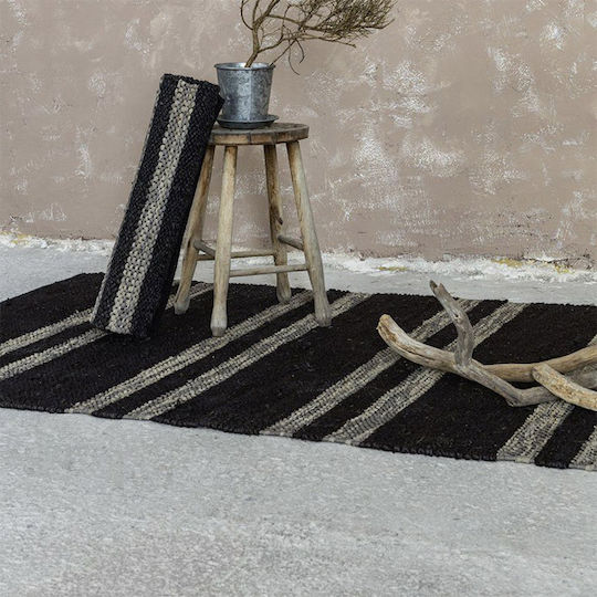 Nima Lineda Rug Rectangular Black