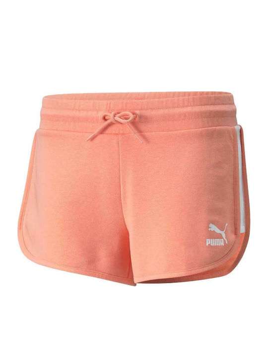 Iconic T7 Γυναικείο Αθλητικό Σορτς Peach Pink