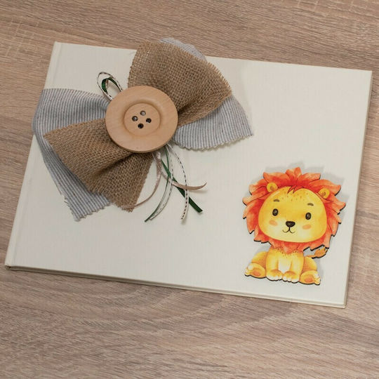 Papillon Kids Χειροποίητο Βιβλίο Ευχών με θέμα Ζωάκια από Χαρτόνι