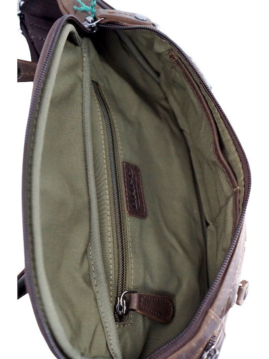 Leather Waist Bag Brown