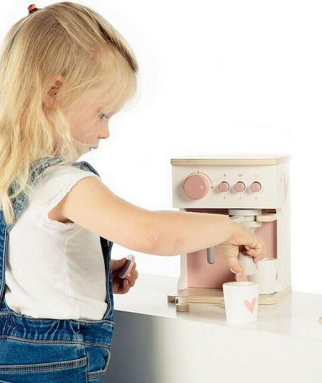Label Label Holz-Kaffeemaschine Für Kinder Ab 3 Jahren