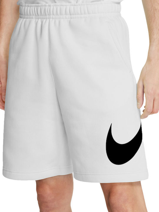 Nike Αθλητική Ανδρική Βερμούδα Λευκή