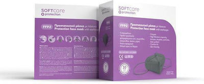 Bournas Medicals Soft Care Protection Series Μάσκα Προστασίας FFP2 σε Γκρι χρώμα 1τμχ