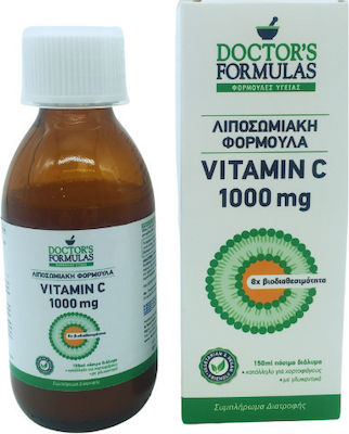 Doctor's Formulas Vitamin C Liposomal Vitamin für Energie & Unterstützung des Immunsystems 1000mg 150ml