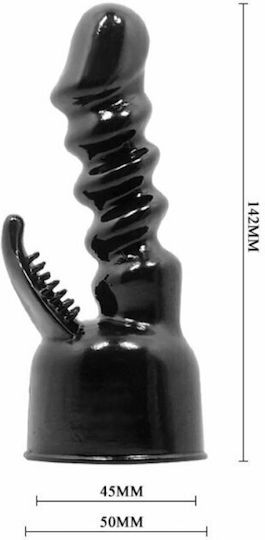 Baile Power Head Super Dong Wang Massager Head Глава за Вибратор Черно