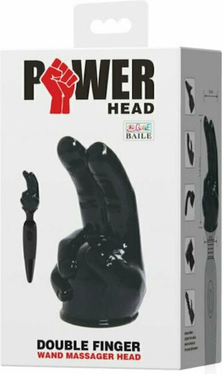 Baile Power Head Interchangeable Wand Massager Head Κεφαλή για Δονητή Black