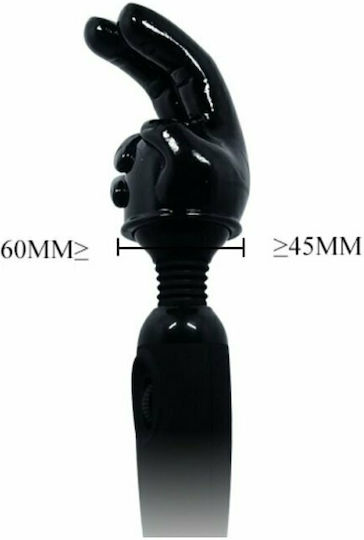 Baile Power Head Interchangeable Wand Massager Head Κεφαλή για Δονητή Black