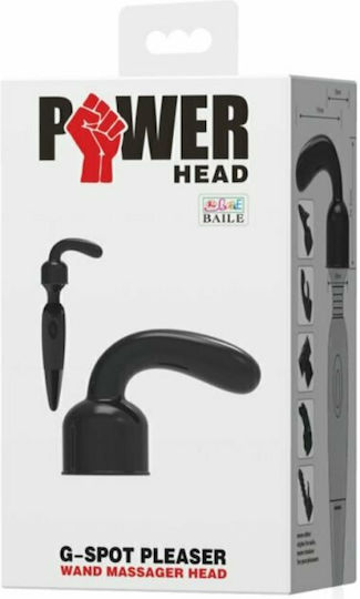 Baile Power Head Interchangeable Wand Massager Head Κεφαλή για Δονητή Black