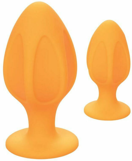 Calexotics Cheeky Buttplug Πρωκτικές Σφήνες Σετ Πορτοκαλί
