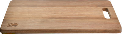 MasterPro Rectangular Wooden Chopping Board Brown 40x25cm