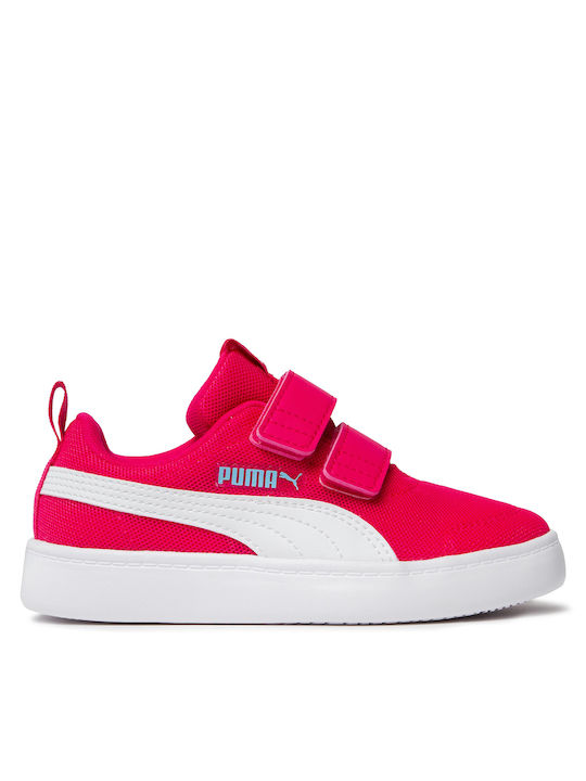 Puma Kinder-Sneaker mit Klettverschluss Rosa