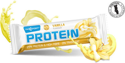 MaxSport High Fibre 0% Trans Fat Bar with 25% Protein & Flavor Vanilla 60gr