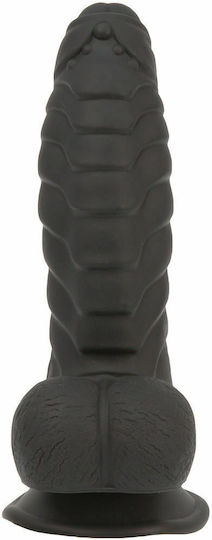 BMS Factory Addiction Ben Realistisches Dildo mit Hoden und Saugnapf Black 18cm
