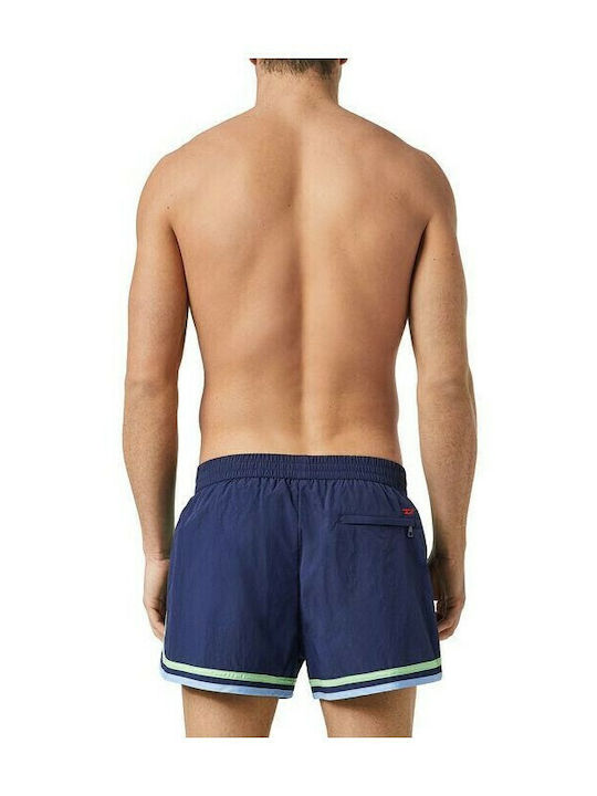 Men's Swimwear Shorts Navy Blue Striped