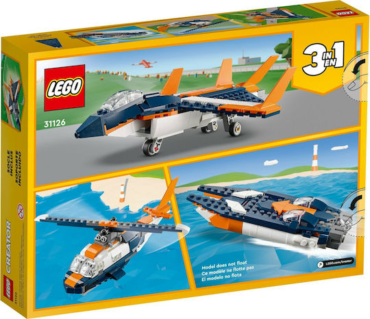 LEGO Creator Supersonic Jet за 7+ Години
