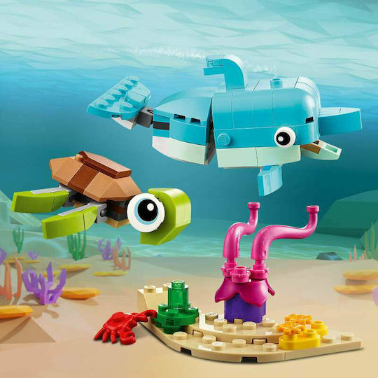 LEGO Creator Dolphin & Turtle για 6+ Ετών 137τμχ