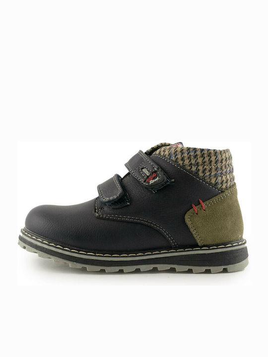 Kids Boots with Velcro Blue