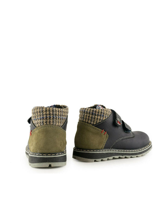 Kids Boots with Velcro Blue