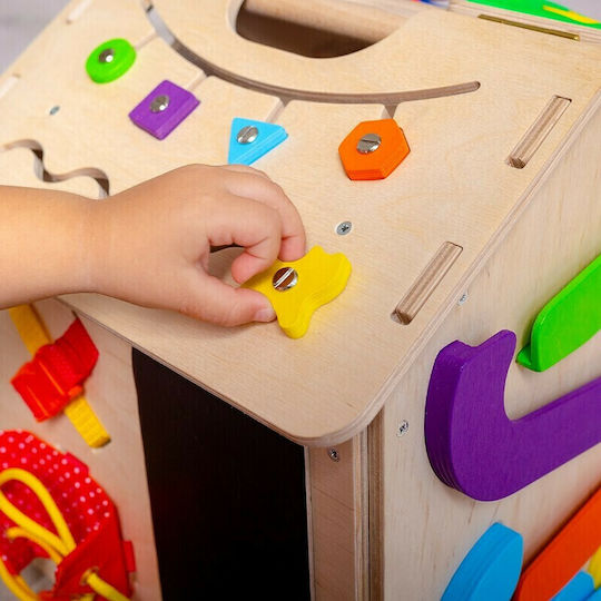 Roter Kafer Baby Toy BusyHouse made of Wood for 36++ Months