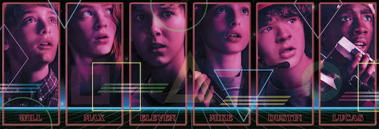 Stranger Things Panorama Puzzle 2D 1000 Pieces