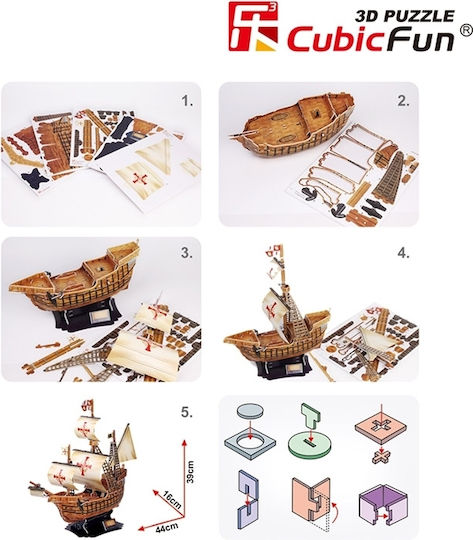 Santa Maria Puzzle 3D 113Stk.