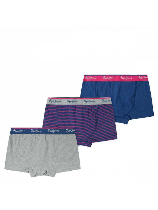 Pepe Jeans Herren Boxershorts Mehrfarbig 3Packung