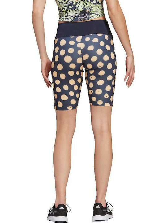 adidas Farm Training Leggings-Shorts Navy Blue