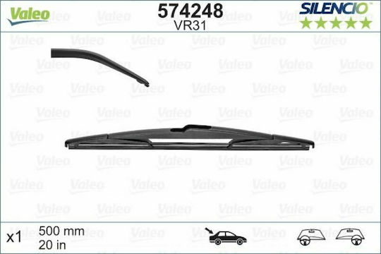 Valeo Silencio Performance Ștergător parbriz spate 500mm