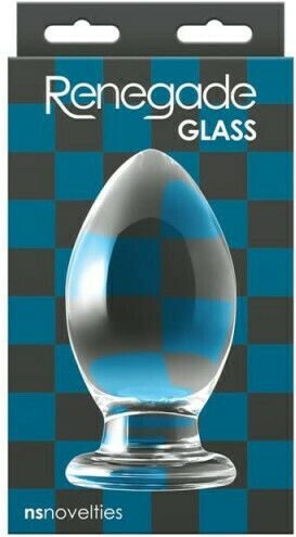 Ns Novelties Glass Bishop Anal Plug Transparent 12cm