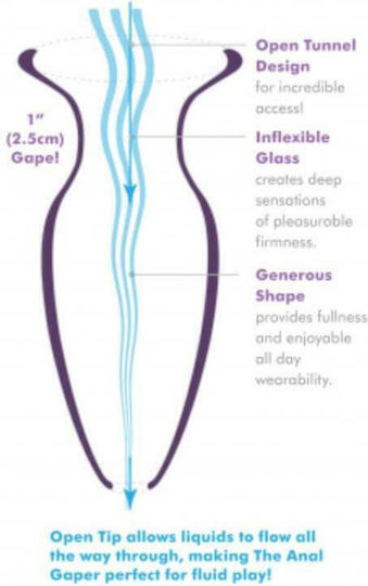 Pipedream Large Anal Gaper Dop Anal Mare Transparentă 10.9cm
