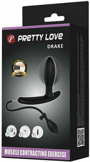 Pretty Love Drake Inflatable Πρωκτική Σφήνα Μαύρη