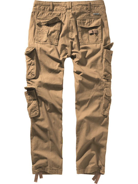 Trousers Cargo in Slim Fit Brown