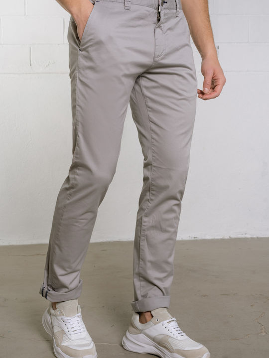 Nasir-S20 Herrenhose Chino in Normaler Passform Gray