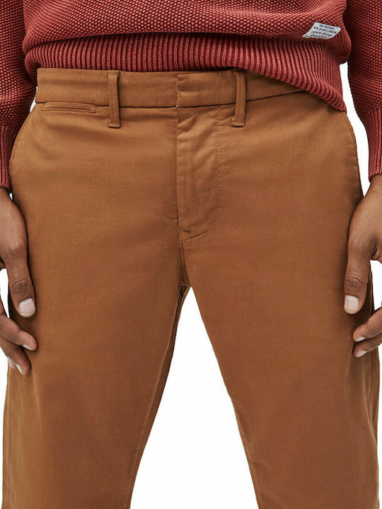 James Trousers Chino in Slim Fit Brown