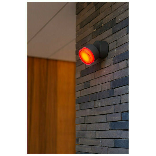 Lutec Dropsi Επιτοίχιο Εξωτερικό Σποτ LED IP44 9.5W με RGB Φως 11.5x9.4x9.4εκ.
