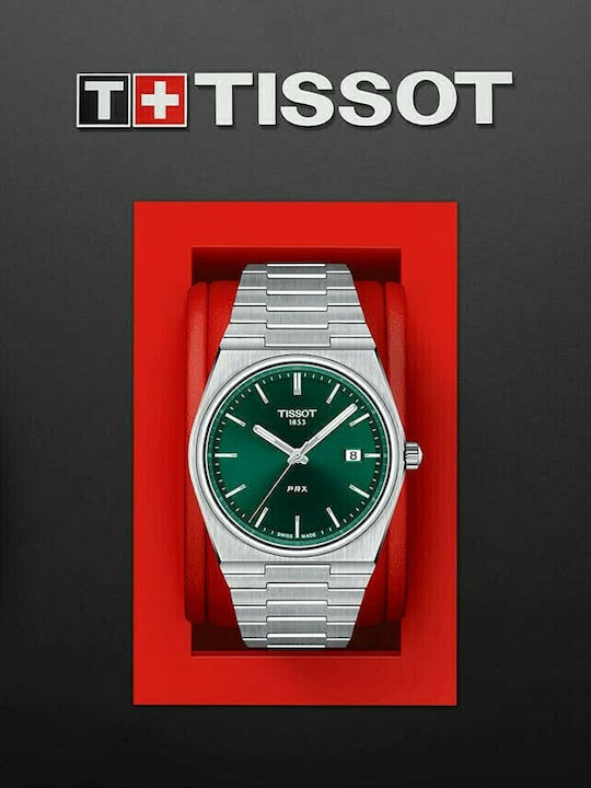 Tissot PRX Men's Watch 40mm Battery with Silver Metal Bracelet