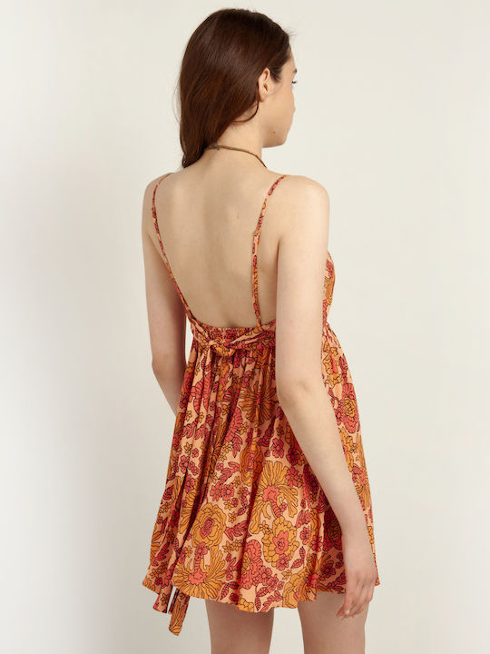 Toi&Moi Summer Mini Dress Orange