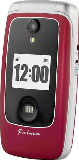 Doro Primo 418 Dual SIM Mobile Phone with Buttons Red