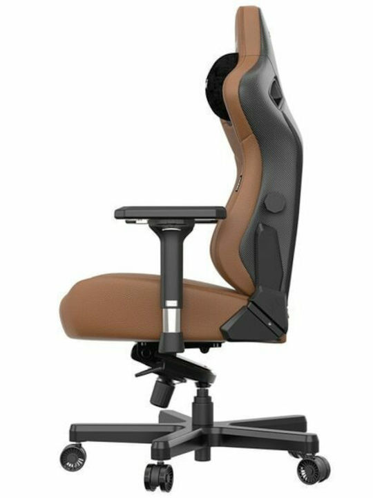 Anda Seat Kaiser 3 XL Καρέκλα Gaming Δερματίνης με Ρυθμιζόμενα Μπράτσα Bentley Brown