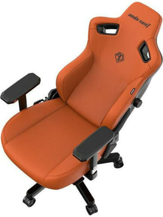 Anda Seat Kaiser 3 Large Καρέκλα Gaming Δερματίνης με Ρυθμιζόμενα Μπράτσα Blaze Orange