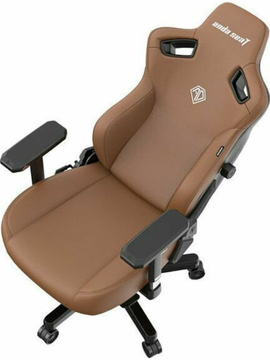 Anda Seat Kaiser 3 Large Καρέκλα Gaming Δερματίνης με Ρυθμιζόμενα Μπράτσα Bentley Brown