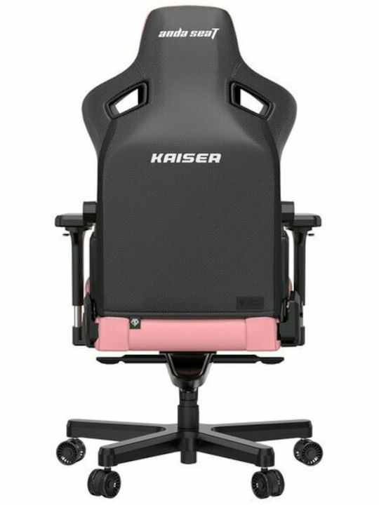 Anda Seat Kaiser 3 Large Καρέκλα Gaming Δερματίνης με Ρυθμιζόμενα Μπράτσα Creamy Pink