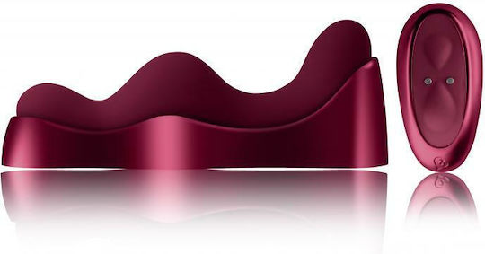 Rocks Off Ruby Glow Blush Vibrator G-Punkt mit Fernbedienung Prostata- und G-Punkt-Vibrator 17.5cm Rot
