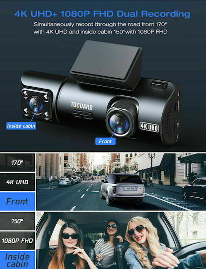 Toguard CE67 Autodigitale Videorekorder Mit Bildschirm 3" GPS