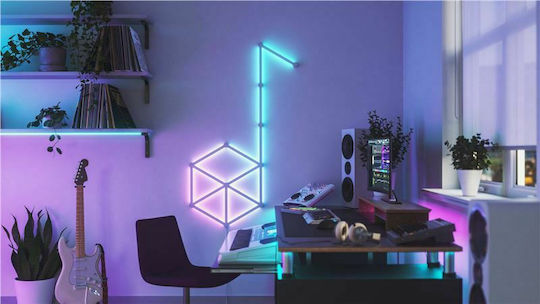 Nanoleaf Lines Starter Kit WiFi Lustră Decorativă Multicolor 15buc